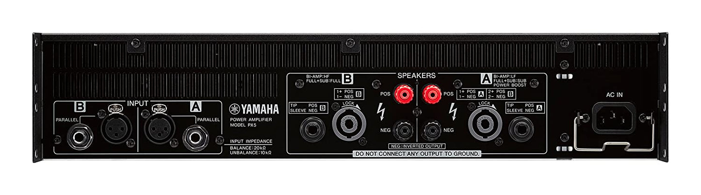 Yamaha PX5 8 Ohm 500W Channel Stereo Class D Amplifier