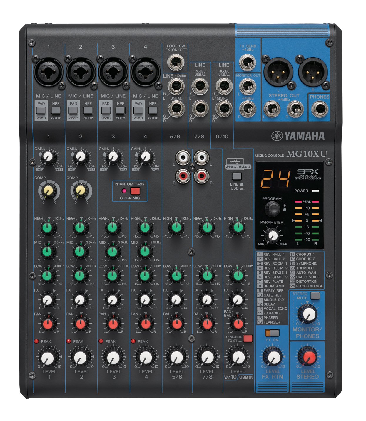 Yamaha MG10XU Analog Mixer