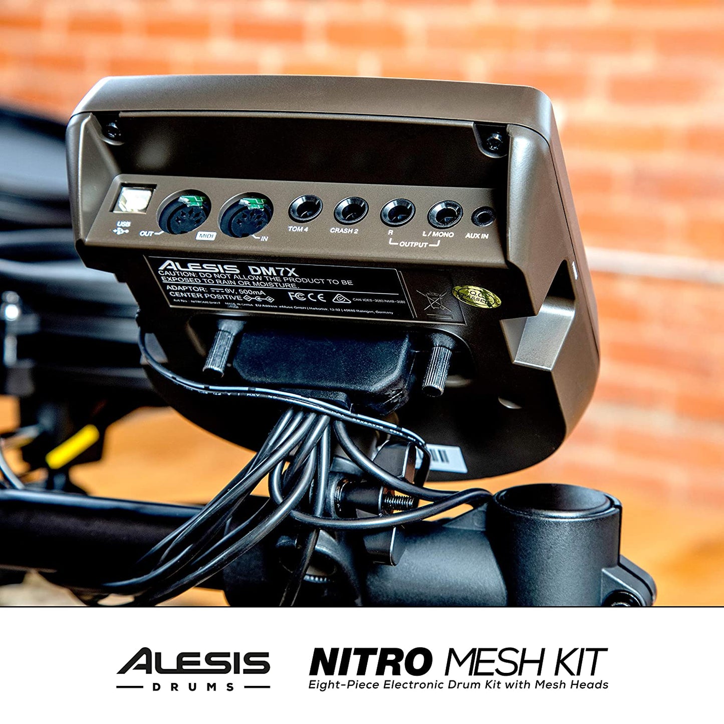 Alesis Nitro Mesh Kit | Eight Piece All-Mesh Electronic Drum Kit with Play Along Tracks, Drum Sticks & Drum Key Included